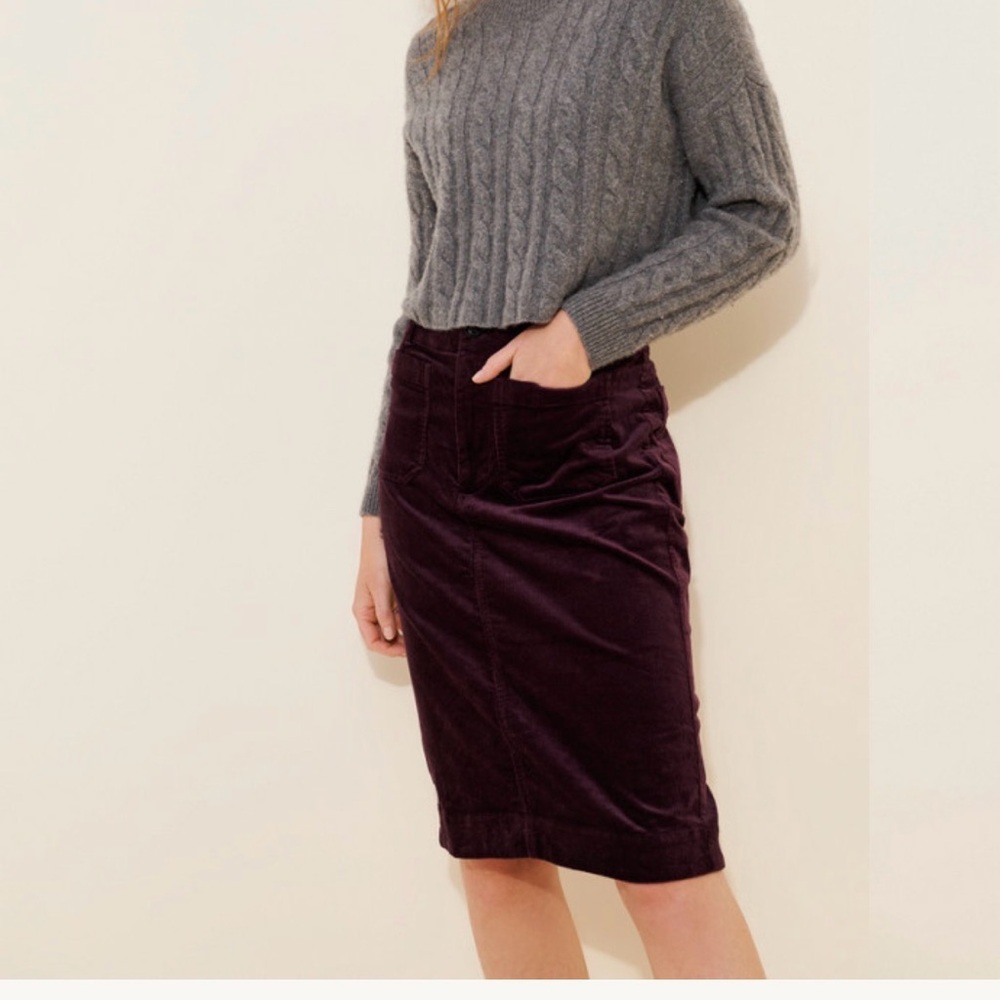 Anthropologie Collette Pencil Skirt